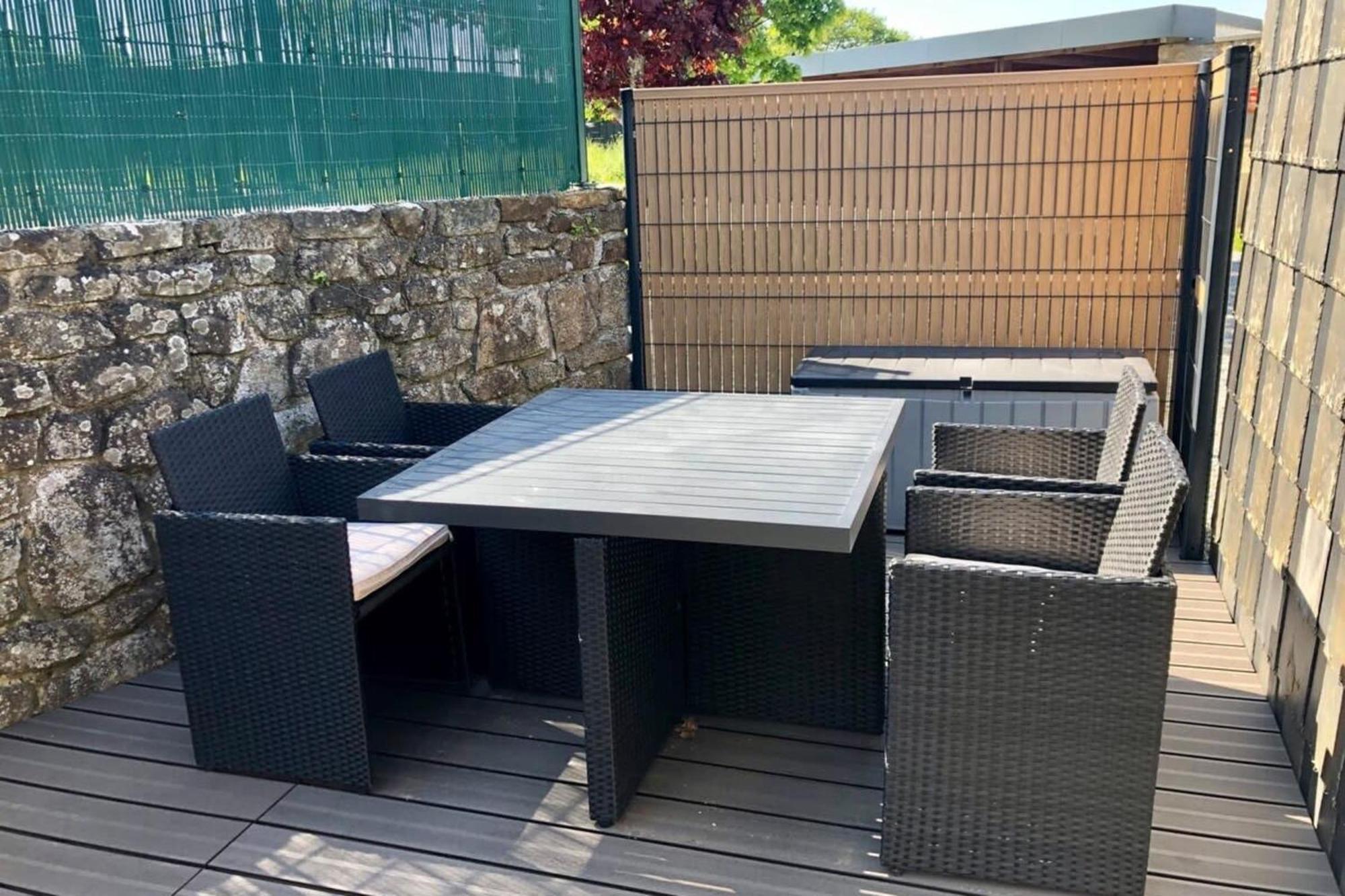 Jolie Maisonnette Cosy Bord De Mer Terrasse Guidel Exteriör bild