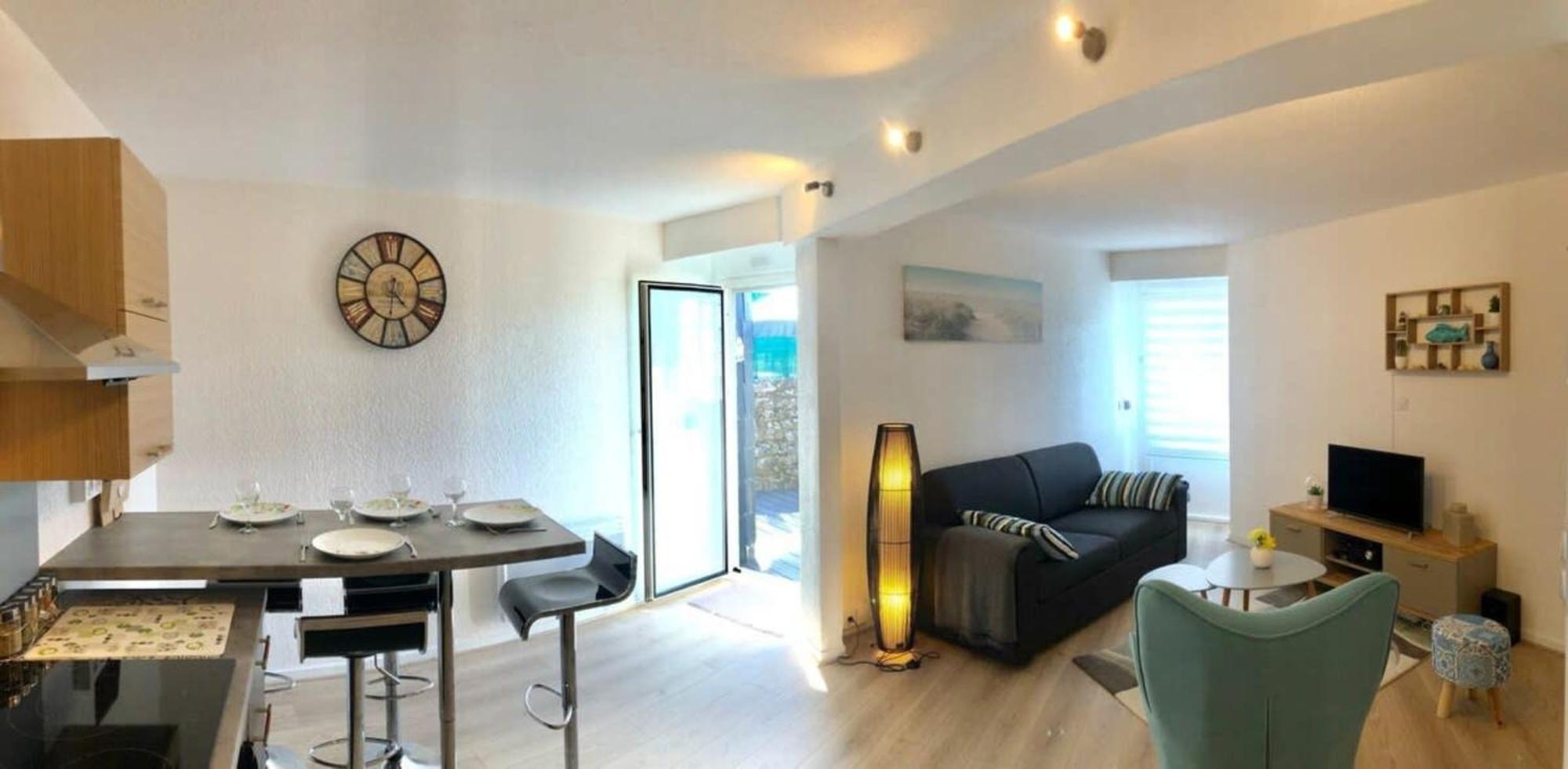 Jolie Maisonnette Cosy Bord De Mer Terrasse Guidel Exteriör bild